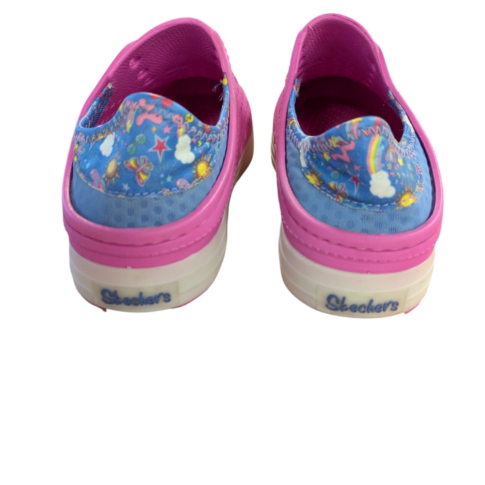 Skechers Foamies Guzman Flash Pink Shoes Size 4 - Picture 6 of 12